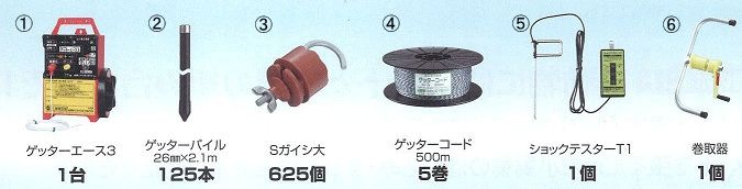 ゲッターエース3鹿用電気柵