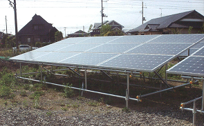 くい丸 太陽光発電　設置例2
