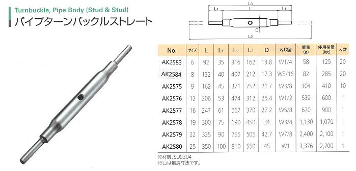 パイプターンバックルS型ハッカー ASANO 浅野金属 AK2813 - 通販