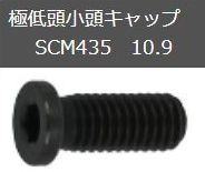 極低頭小頭キャップSCM435 10.9