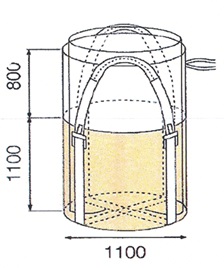 内袋付コンテナバック丸1型