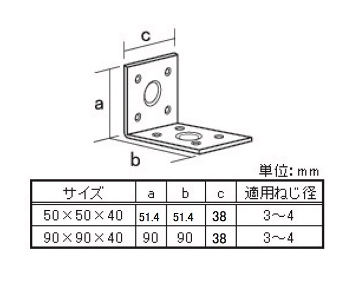 G-金折Cサイズ表