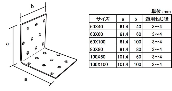 G-金折Gサイズ表