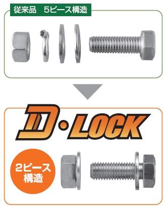 作業性の良い２ピース構造