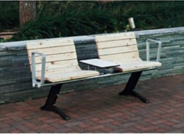 ベンチHB-21ひのき使用イメージ