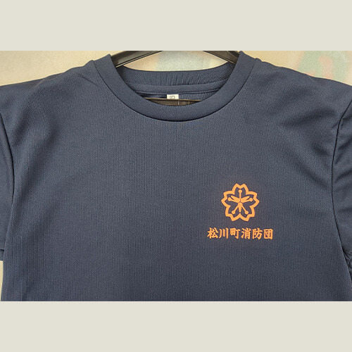 オリジナルTシャツネイビー制作事例5
