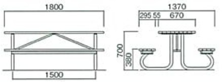 rb-1508tbgの寸法図