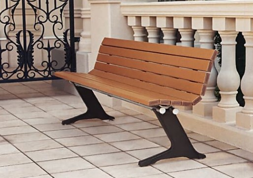 モリマーキンキ再生木材ベンチRB-21シリーズの使用イメージ